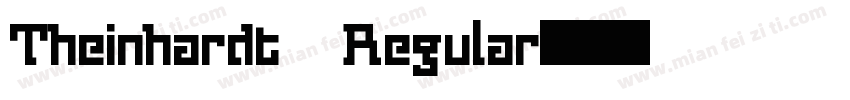 Theinhardt Regular字体转换